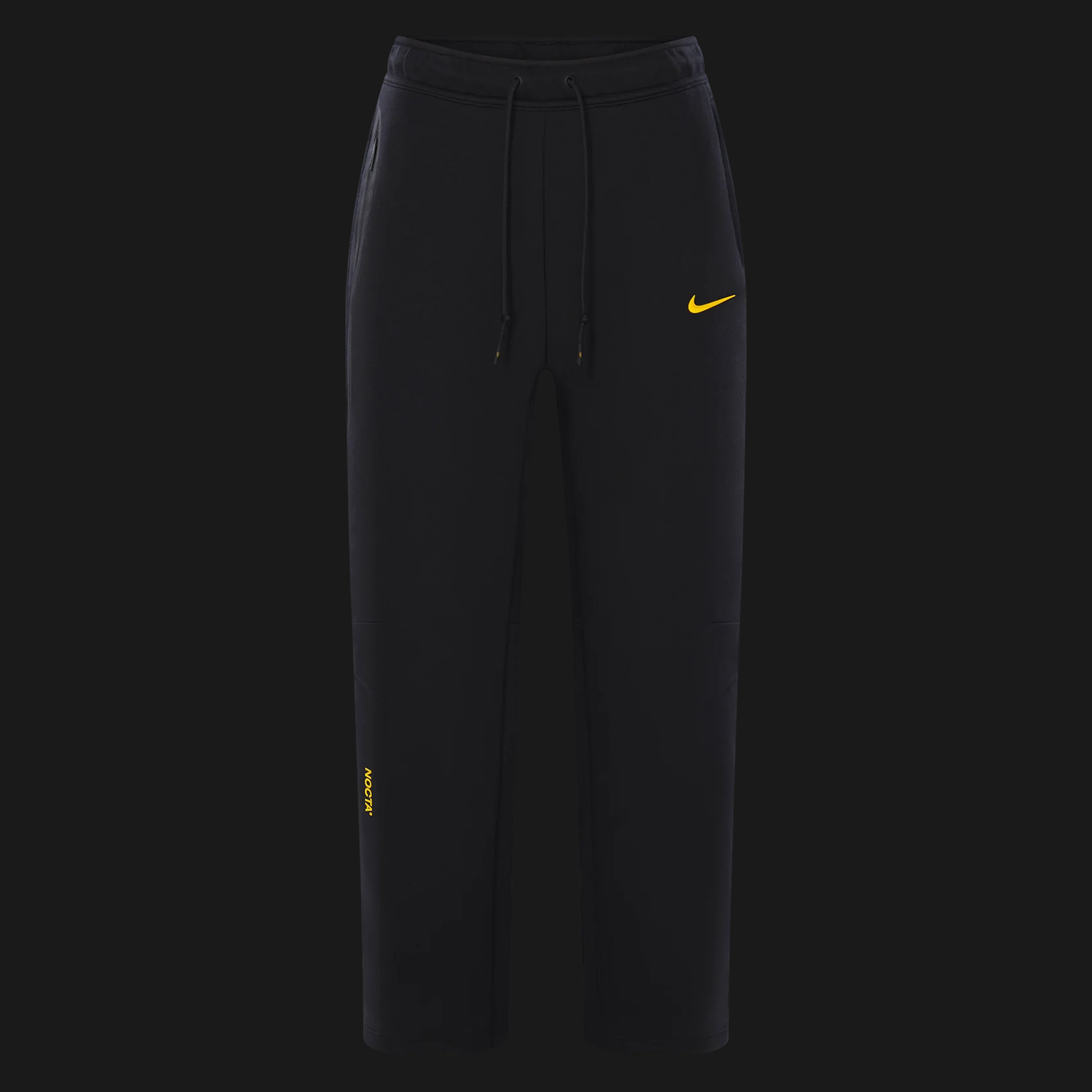 Open Hem Pant - Black