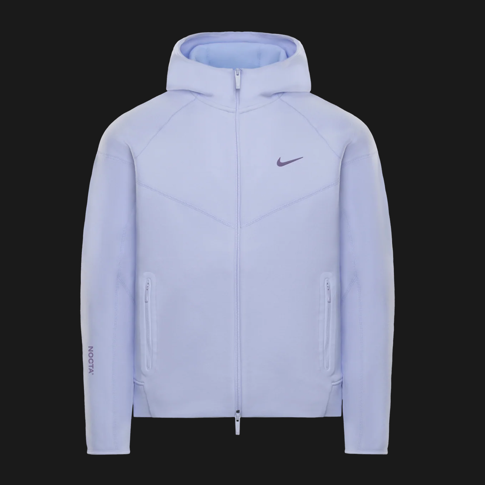 Full Zip Hoodie - Palest Purple
